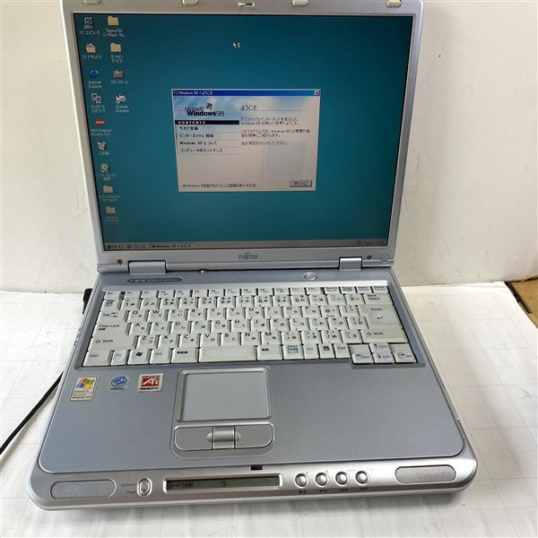 富士通 FMV-BIBLO Windows98 Yahoo!オークション - 富士通 FMV-BIBLO NB18D/L Win98SEノート