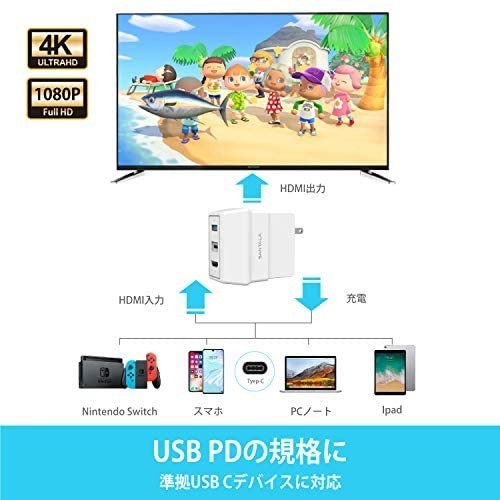 ニンテンドースイッチドック替換品 コンセント直差し PSE認証済 USB TypeC USB3.0機能搭載 訳あり