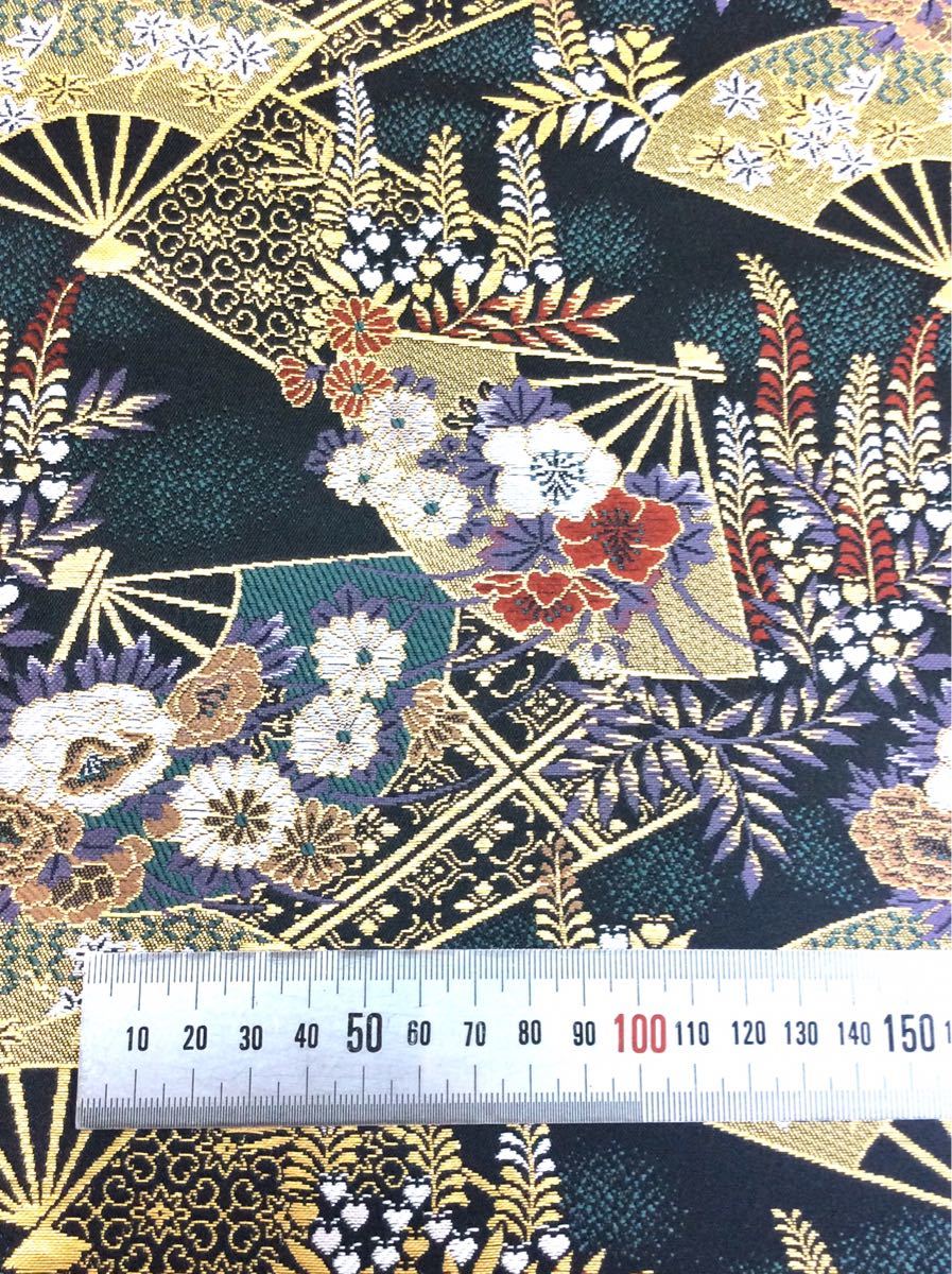  ［新品］西陣織 金襴 生地 はぎれ 和柄 京都 70×30