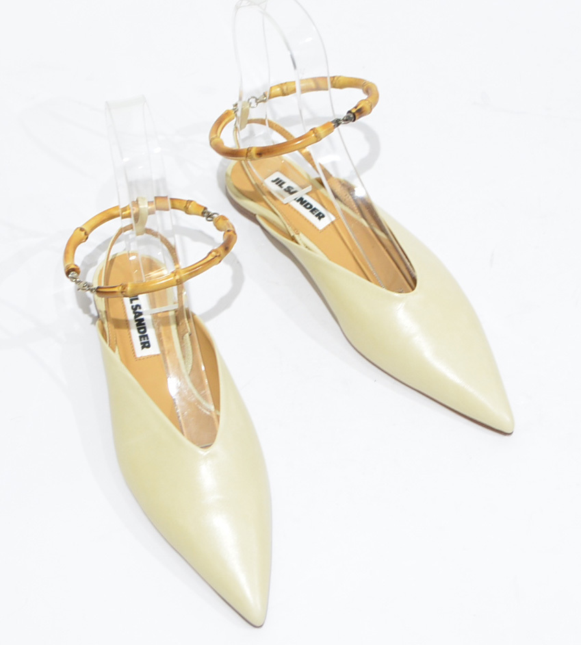 新品同様 JIL SANDER ジルサンダー バレリーナ アンクレット付き