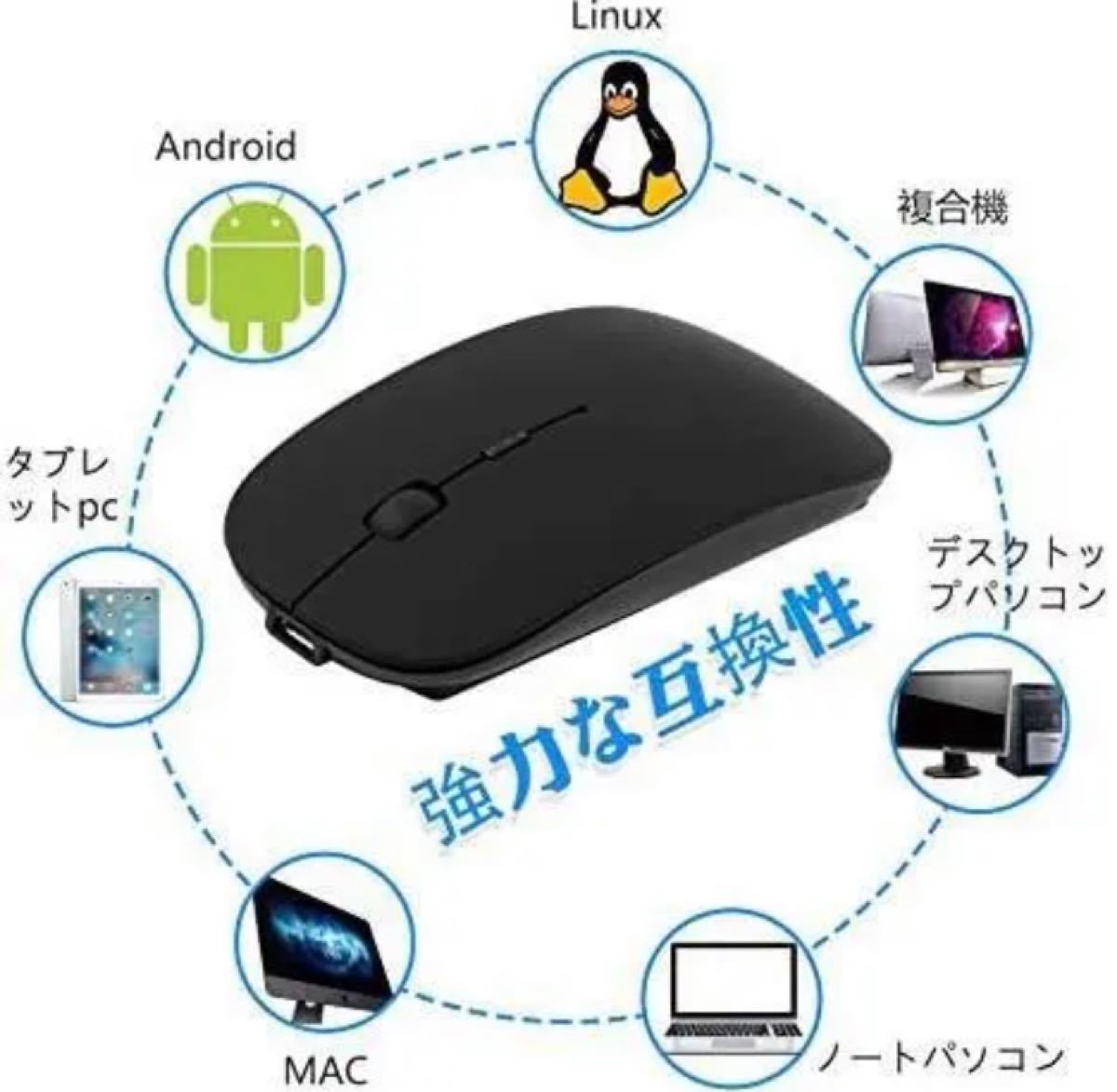 179★Pufier ワイヤレスマウス Bluetooth ワイヤレスマウス