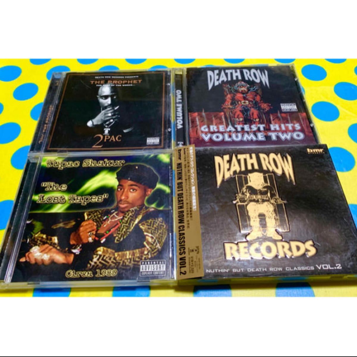 CDアルバム4枚セット 2PAC Tupac Shakur DEATH ROW 
