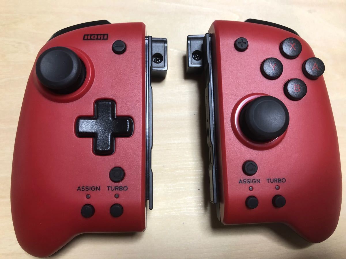 グリップコントローラー for Nintendo Switch レッド