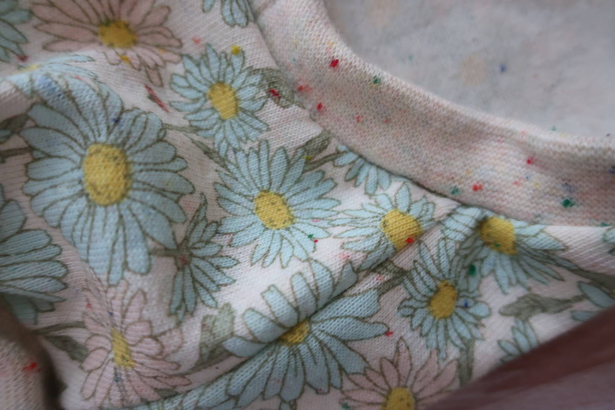 【SS】薄手　マーガレット　グリーン　小型犬　犬服　ドッグウエア　ハンドメイド_画像3