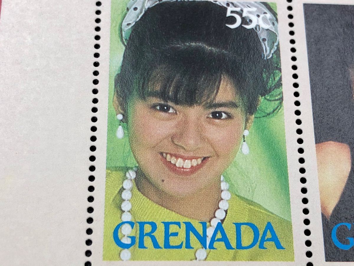 外国切手 グラナダ 南野陽子 記念切手 1988 ナンノ アイドル切手 ミニシート  小型シート GRANADA