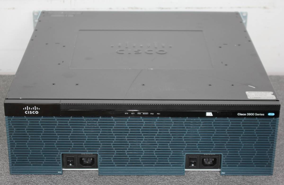 Cisco3900 Series CISCO3925-CHASSIS　K9　V02 【通電OK】_画像1