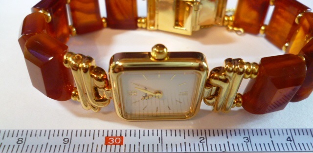 ∞ 琥珀 腕時計 ∞ アンバー AMBER WATCH 時計 ブレスレット アンバーウォッチの画像9