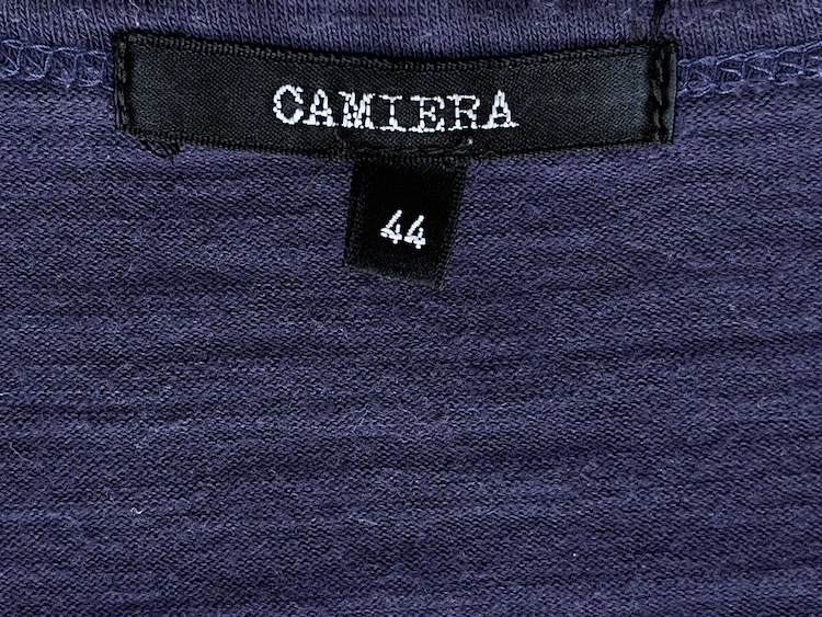 カミエラ CAMIERA 半袖Tシャツ カットソー サイズ44 ナスコン/その他_画像3