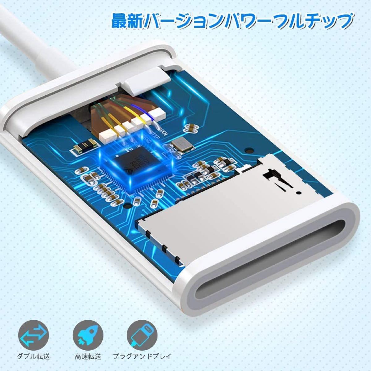 iPhone iPad 専用 microメモリSDカードリーダー