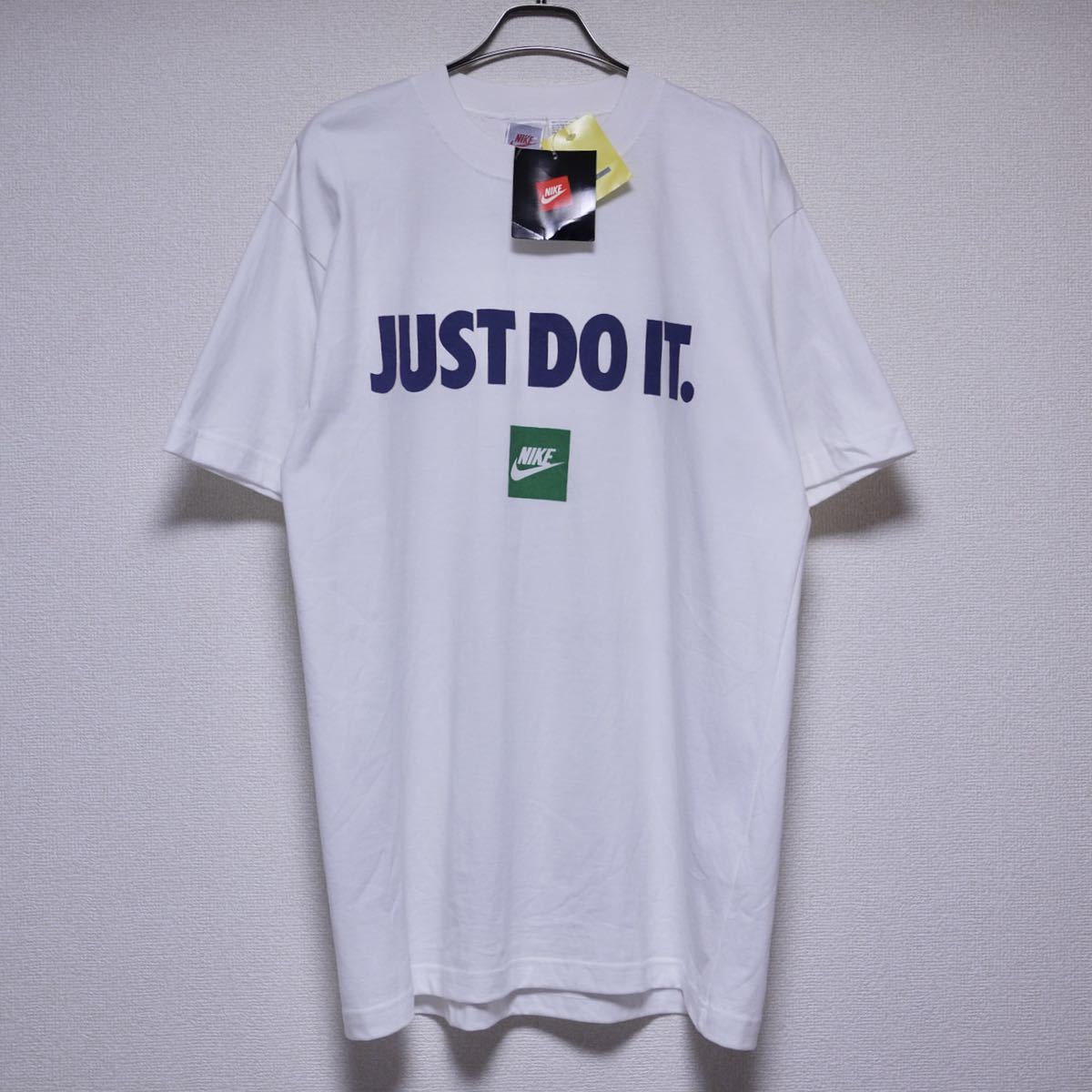 Dead Stock 80s NIKE JUST DO IT S/S Tee Size L ナイキ Tシャツ GRAY TAG グレータグ Vintage ビンテージ ヴィンテージ 90s 80年代_画像1