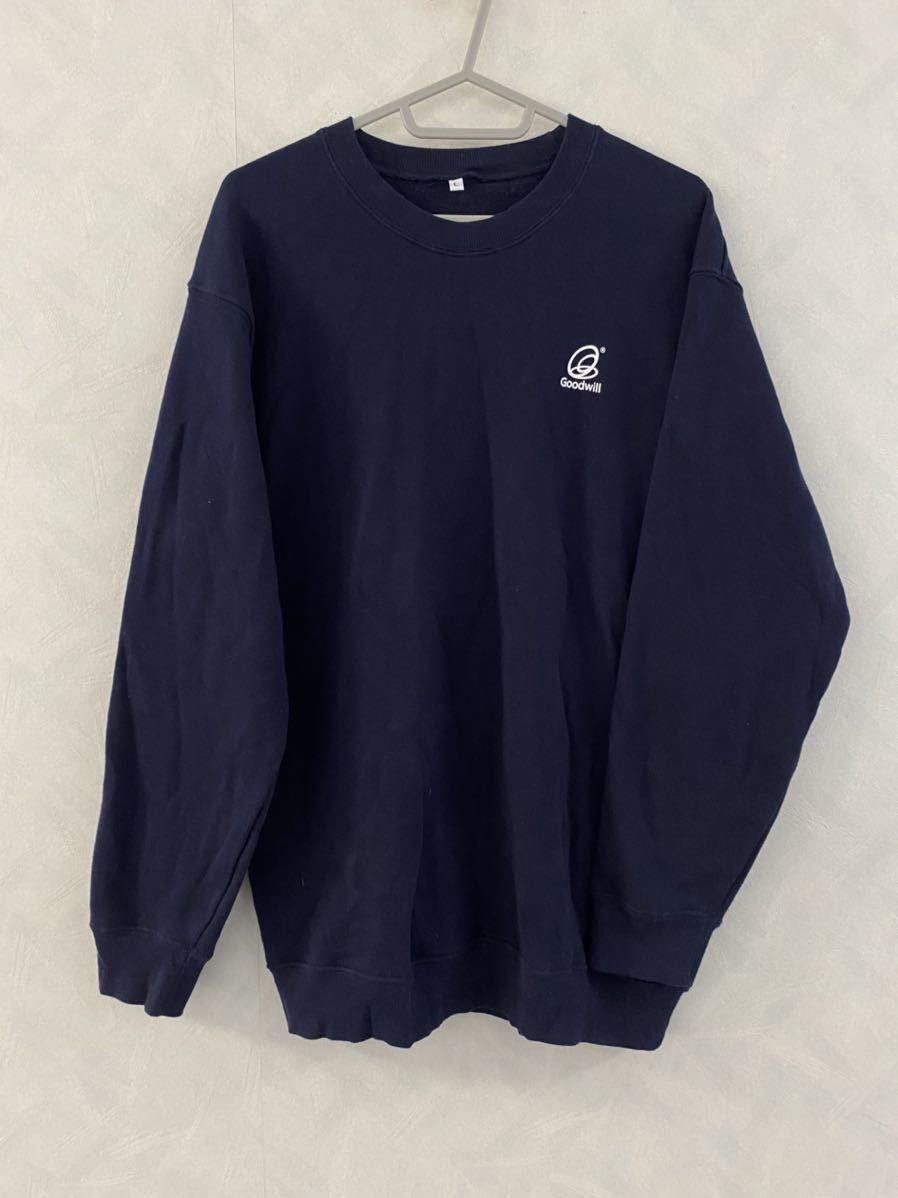 最も完璧な Goodwill スウェットトレーナー サイズL グッドウィル 人材