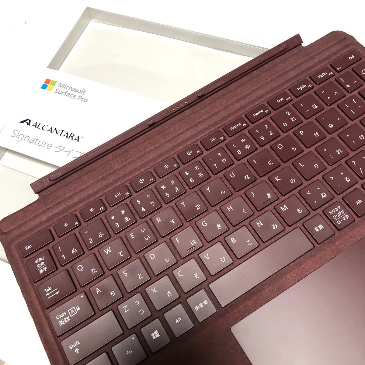 【希少カラー】送料無料♪ バーガンディー FFP-00059 Surface Pro タイプカバー TYPE Cover キーボード バックライト  対応MODEL 1725