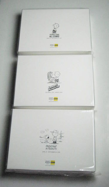 Музей музея Snoopy Snoopy Tokyo Poscard Box Set 3 типа (R3 R4 R5) Арахис Банда всех звезд!