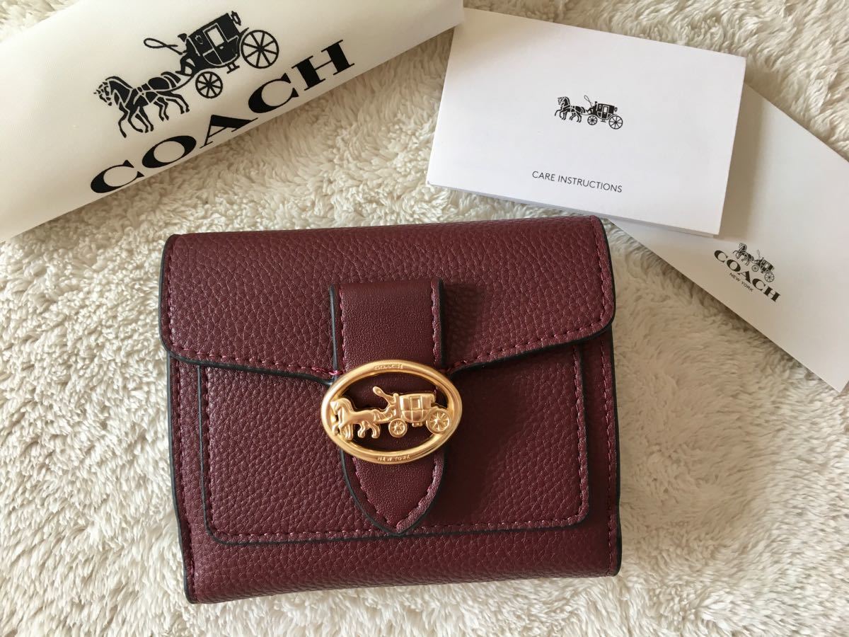 超新品】値段交渉歓迎 COACH コーチ 折財布 レディース 匿名配送-