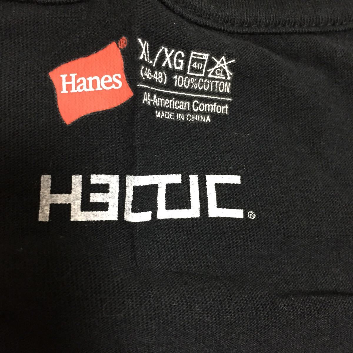 HANES x HECTIC  Vネック Tシャツ