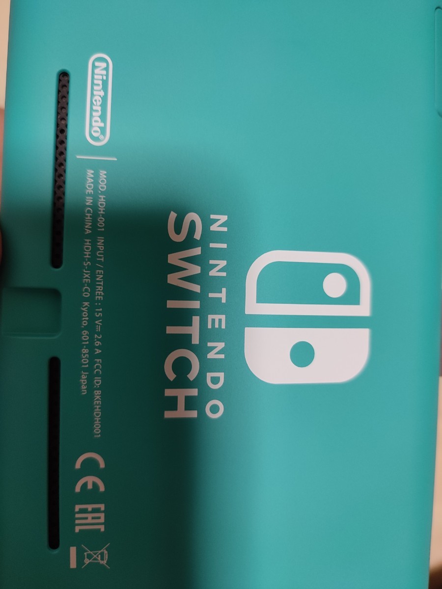ほぼ未使用　Nintendo Switch　Lite　ターコイズブルー