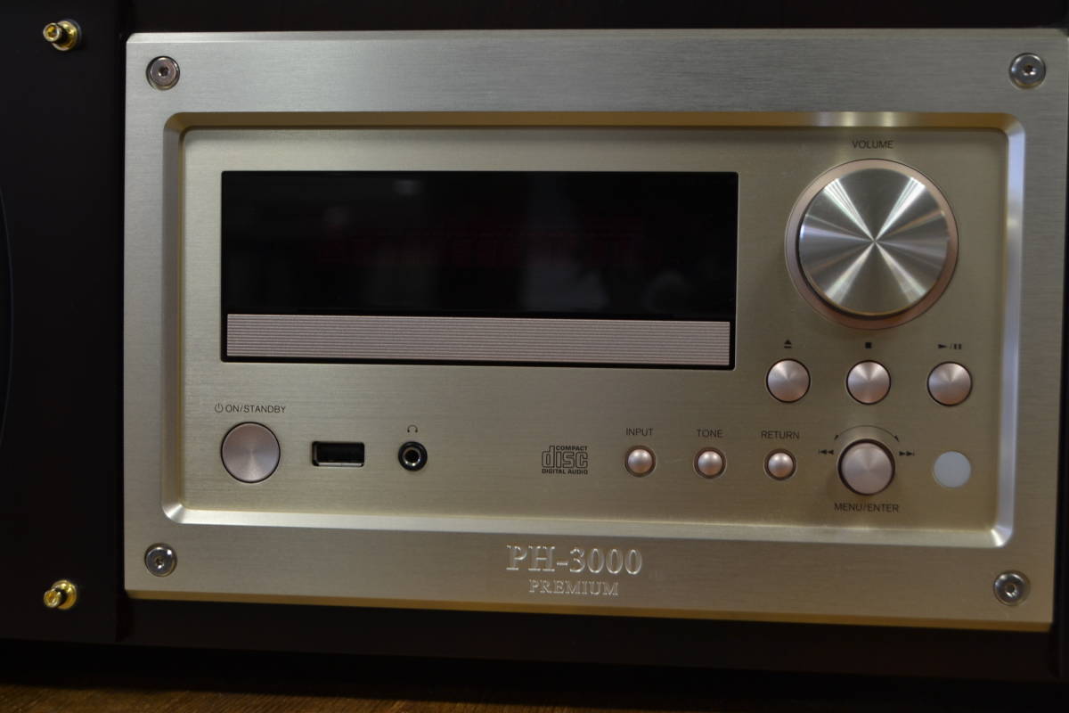 中古品 ONKYO RUSHRUN ラシュラン PH-3000 PREMIUM リモコン付き
