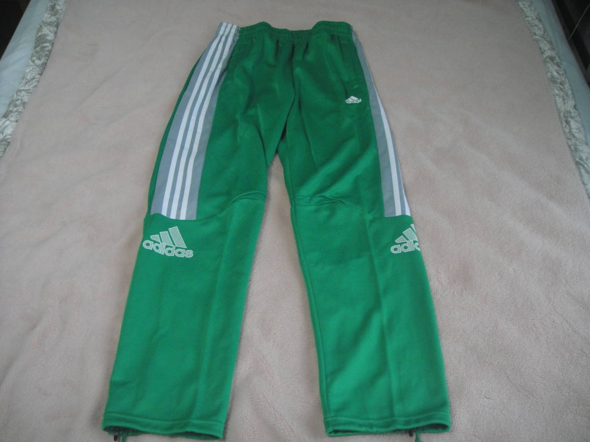  Adidas adidas 8109 разогрев верх длинный рукав + брюки ( серебристый × зеленый ) с биркой XO KF240/P65467 KF238/P65453 футбол 