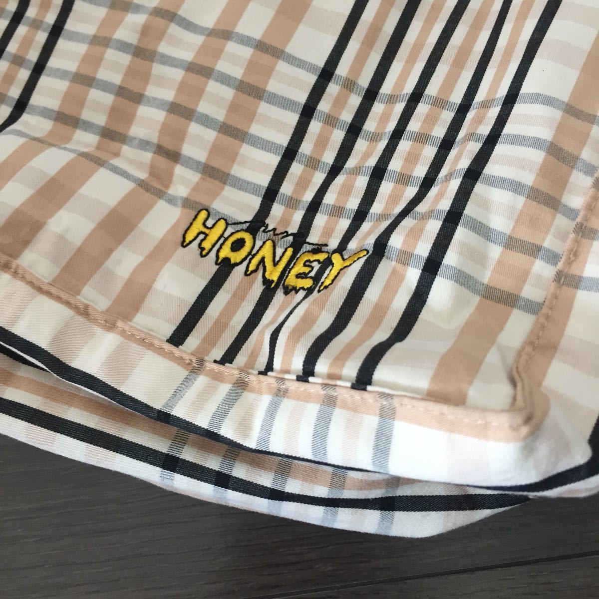『Ganni』チェック柄トップハンドルトートバッグ Ganni ガニー トートバック チェックバッグ 旅行 美品|Yahoo