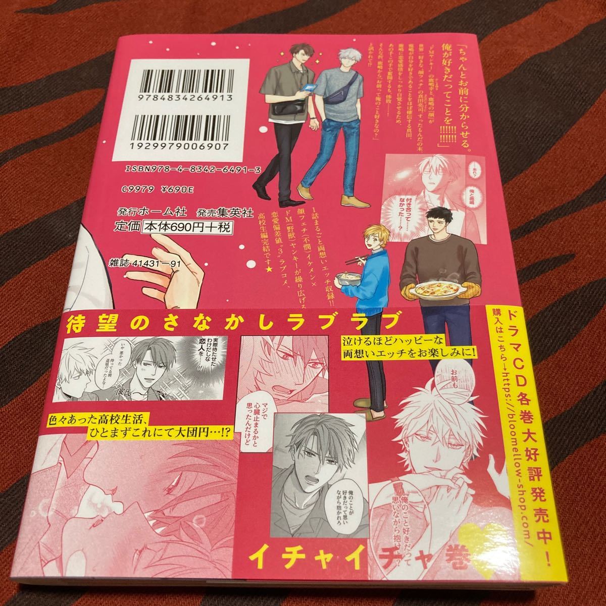 bl 漫画　コミック　簡易的パーバートロマンス　４巻　特典　