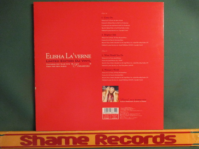Elisha La'Verne ： Limited Edition DJ Vinyl 12'' // Come On / Brighter Side / What Would You Do / Woman's World/ LaVerne/ La Verne_画像2