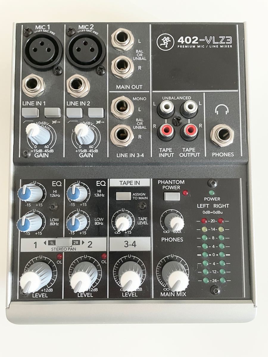 MACKIE 402 VLZ3 4チャンネルコンパクトミキサー マッキー