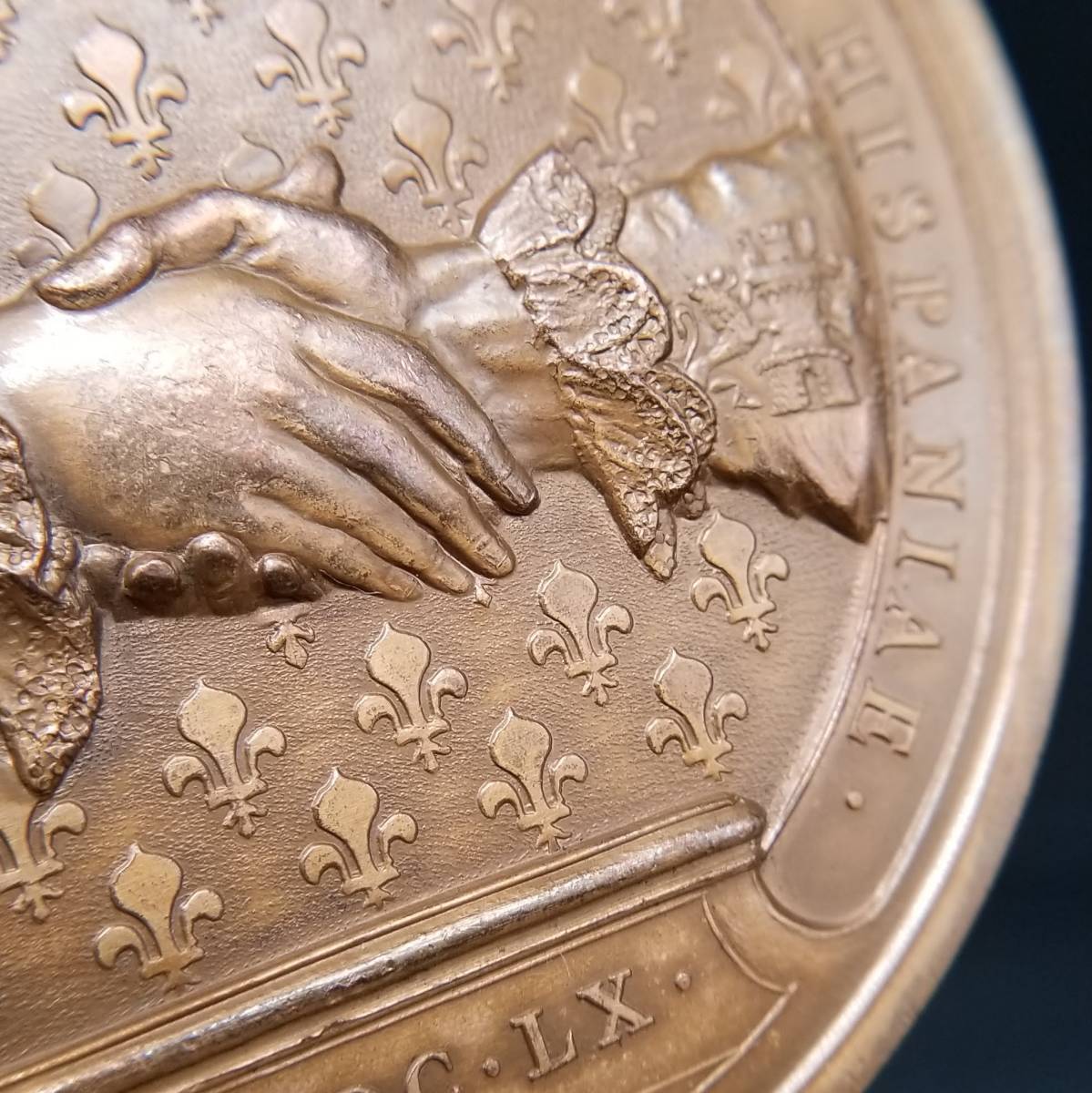 Yahoo!オークション - 1660年 フランス ルイ14世 銅メダル Yahoo!オークション - 1660年 フランス ルイ14世 銅メダル