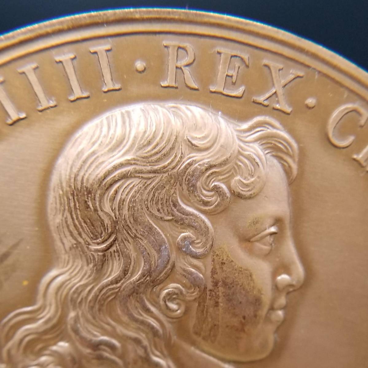 Yahoo!オークション - 1660年 フランス ルイ14世 銅メダル