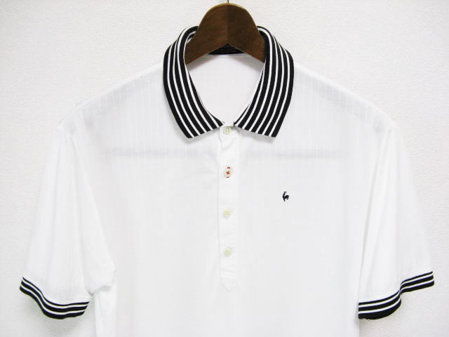 le coq sportif GOLF COLLECTION ルコックゴルフ 半袖ポロシャツ LLサイズ XL 2L O_画像2