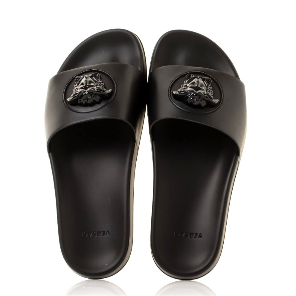 送料無料 4 VERSACE ヴェルサーチ 新品本物 1001184 DV46G ブラック