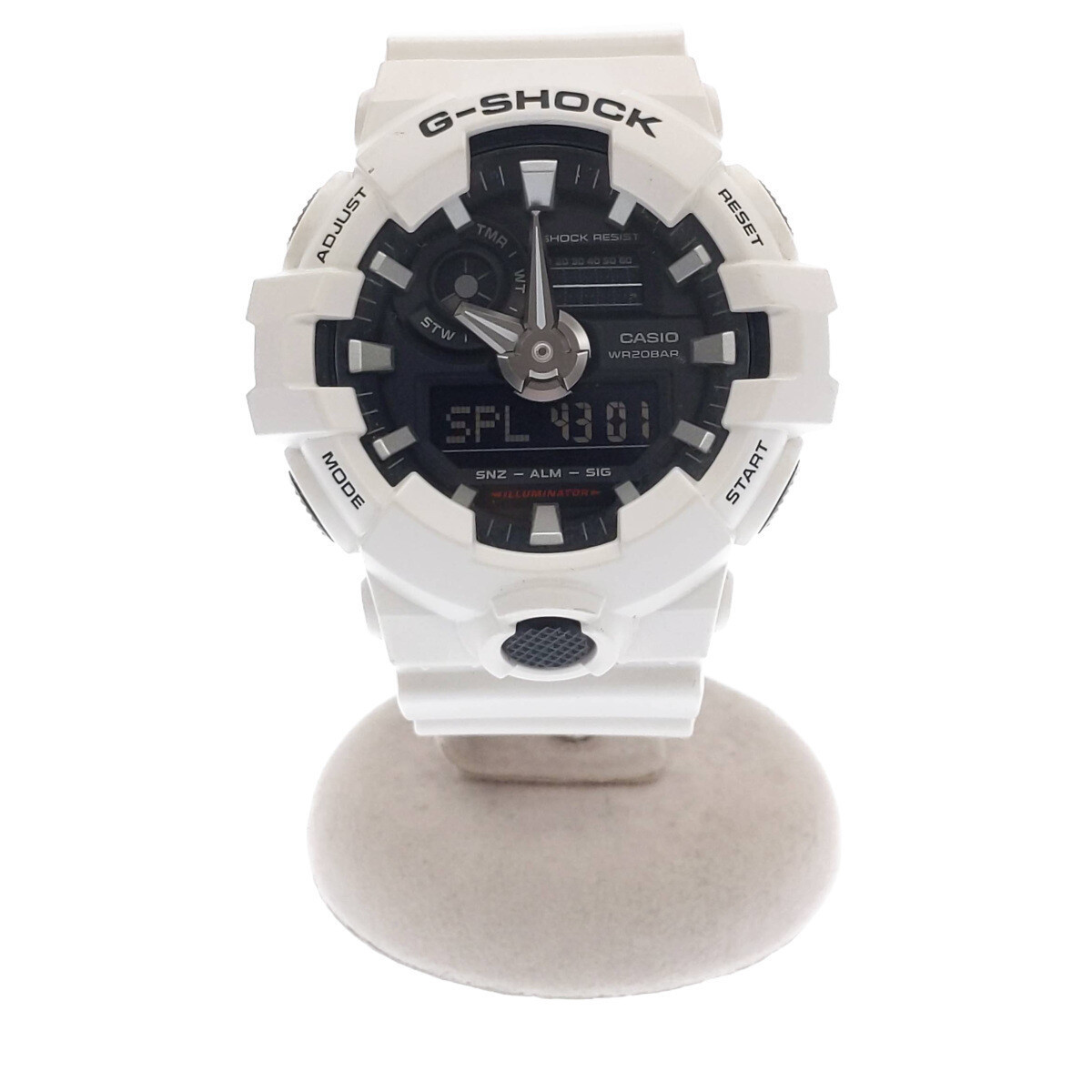 G-SHOCK ジーショック 【men2057D】 CASIO カシオ GA-700-7AJF 腕時計 アナログ/デジタル メンズ ウォッチ ホワイト 白色 GB