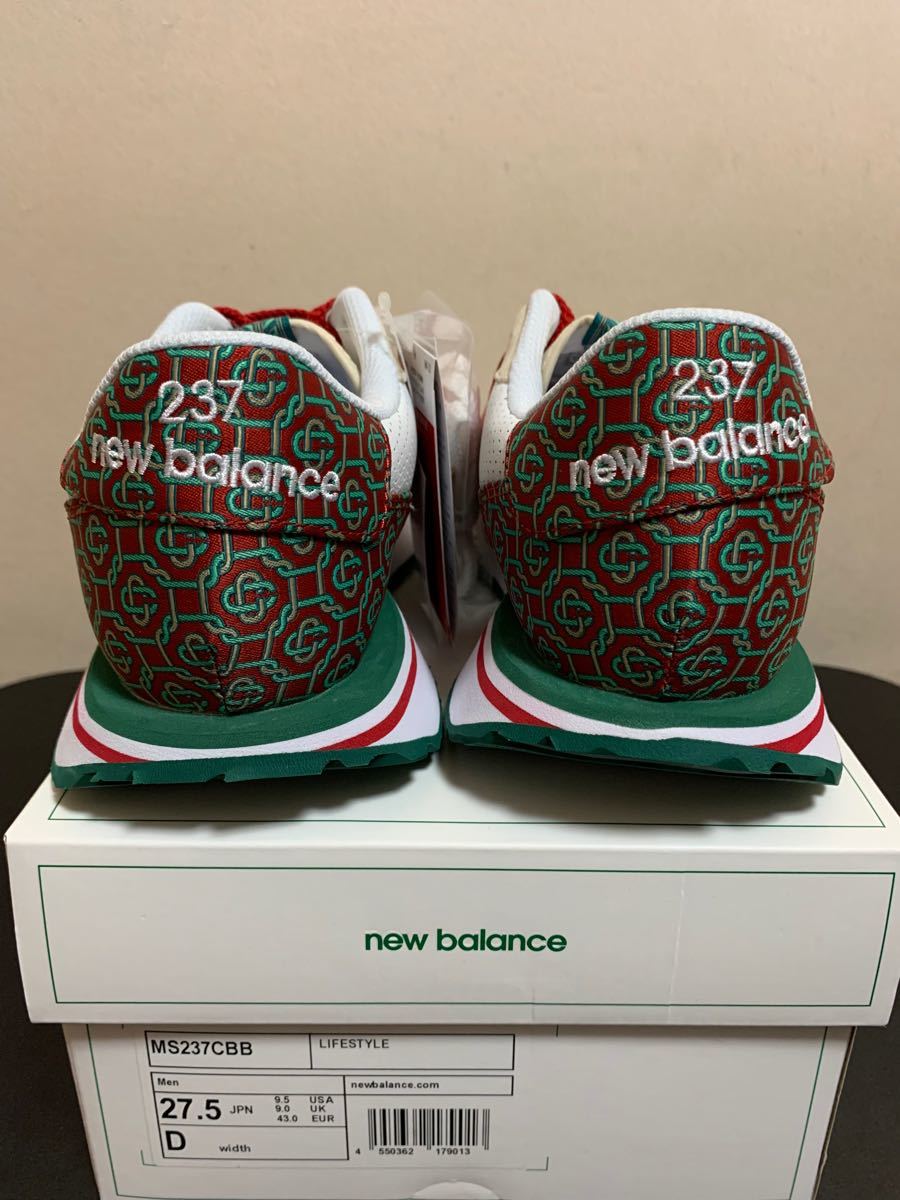 27.5cm！CASABLANCA × NEW BALANCE MS237CBB