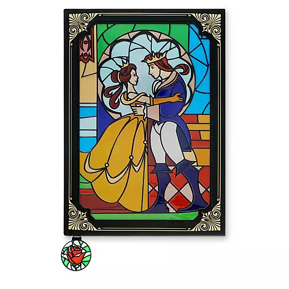 美女と野獣 ノートブック Stained Glass Window_画像1