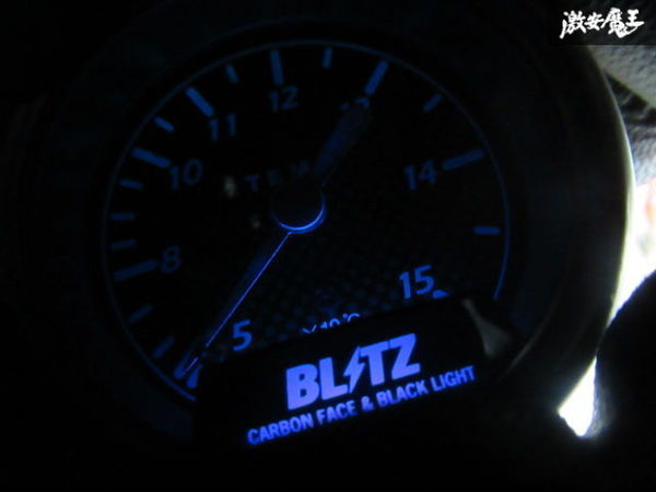 保証付!! BLITZ ブリッツ 機械式 TEMP 水温計 油温計 温度計 52Φ 追加 