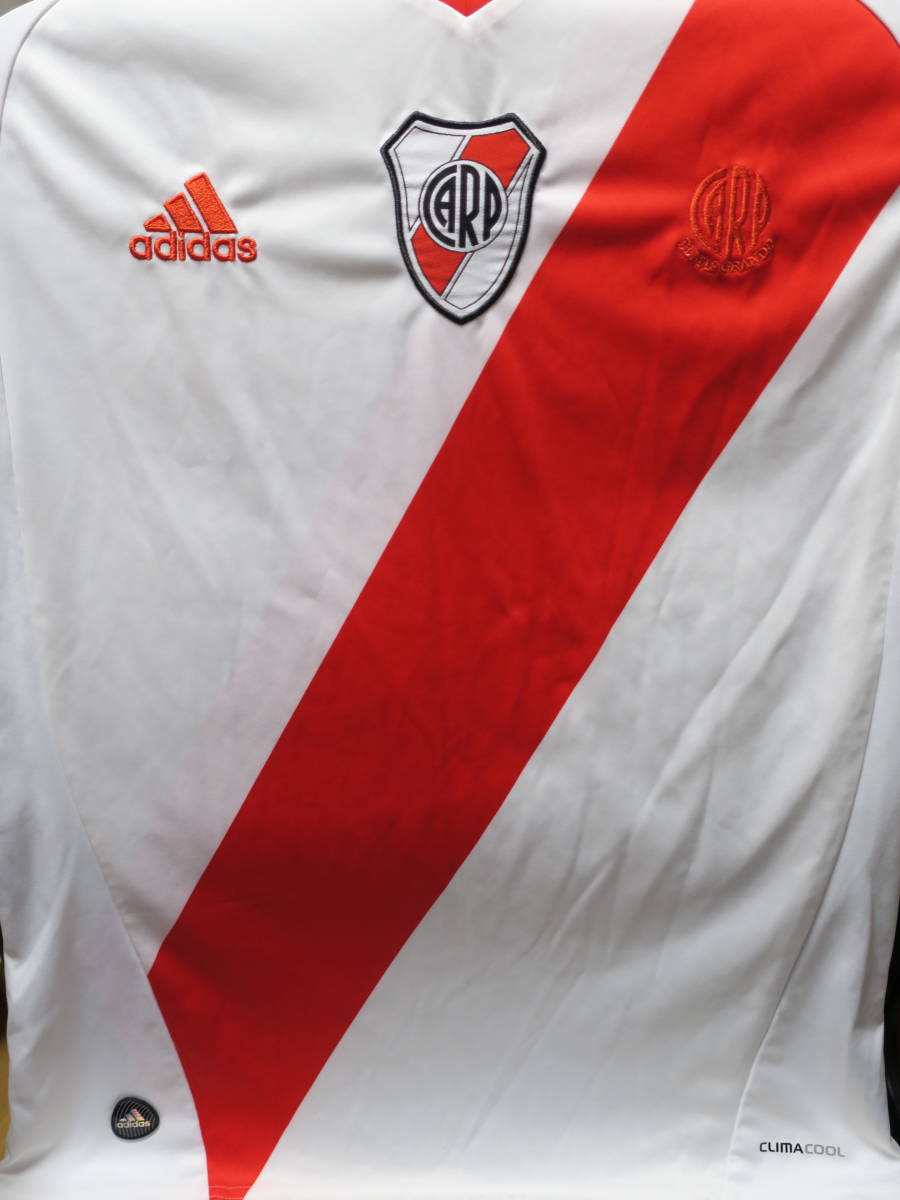 リーベル・プレート 10-11 ホーム ユニフォーム M アディダス ADIDAS River Plate リバープレート サッカー シャツ