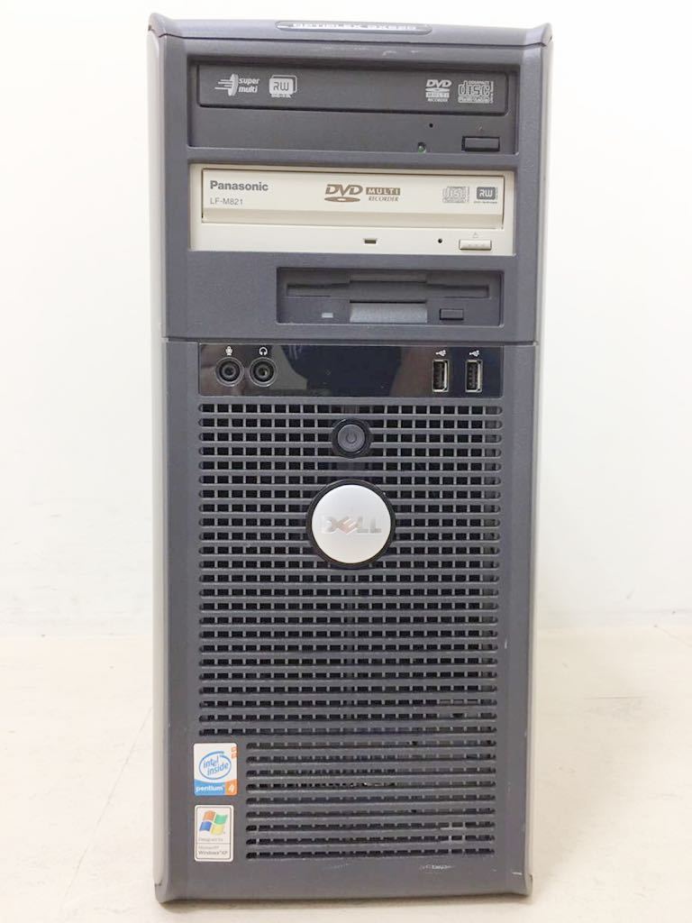 DELL OPTIPLEX GX620 ミニタワー　Windows XP CPU:Intel Pentium4 2.8GHz 正常動作品　HDD250GB 2基　office professional 2003