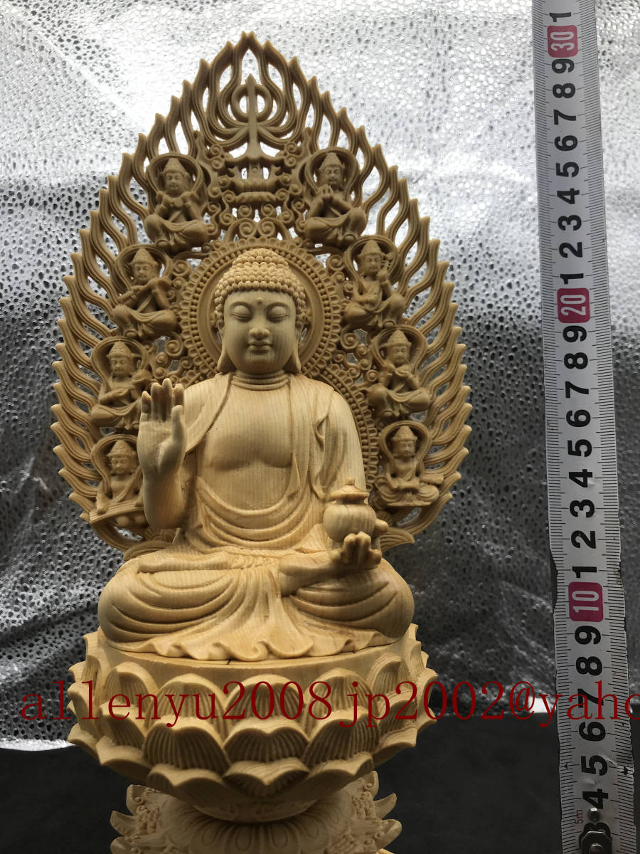 貴重古美術 木彫仏像 地蔵菩薩 精密細工 仏教工芸品 供養品 風水開運-