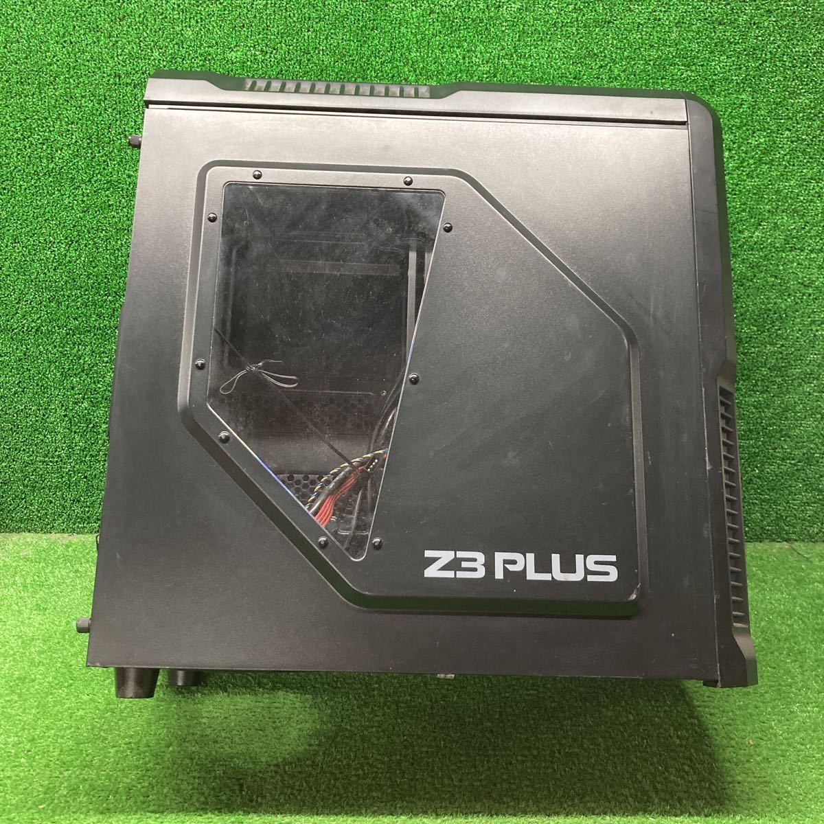 GK-181 激安 自作PC ケース ATX ZALMAN Z3 PLUS 通電確認のみ ジャンク_画像4
