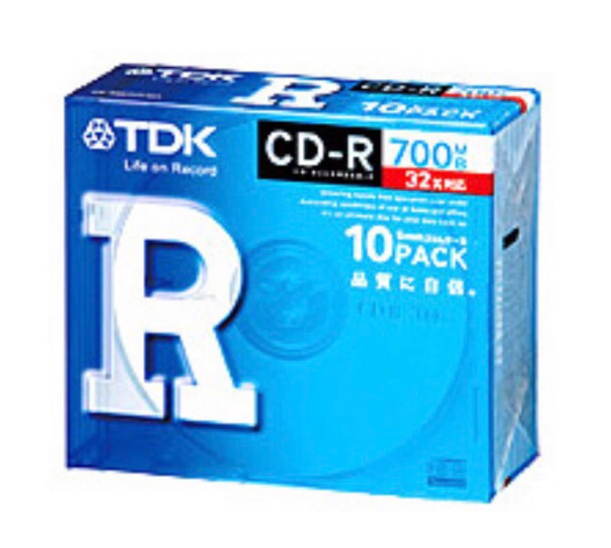 TDK データ記録用ディスク CD-R 700MB 32倍速対応 2枚