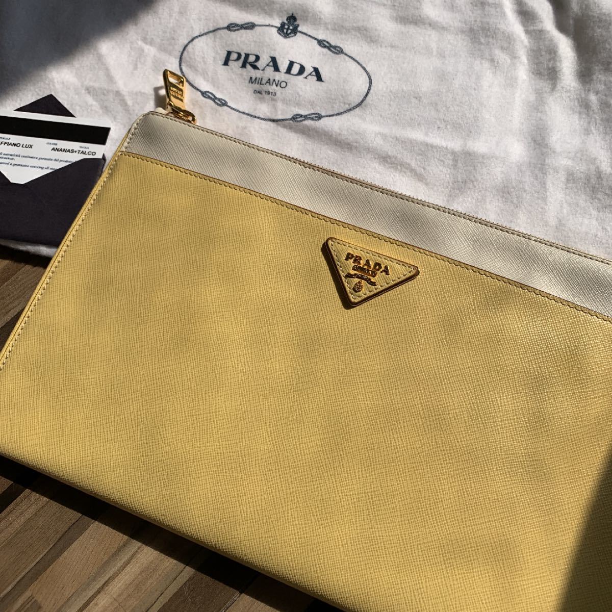 PRADA クラッチバッグ レディースファッション バッグ shottys.com
