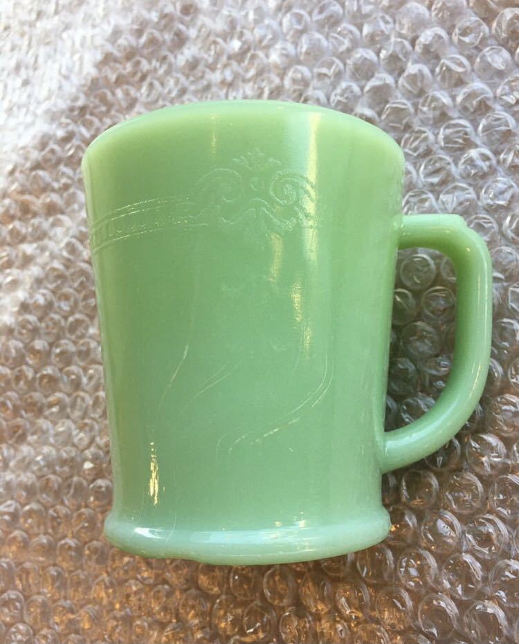 [ super-rare ]en Boss obi entering Fire King Jedi fi ruby mug FIREKING JADEITE PHILBE MUG * bottom . chip equipped 