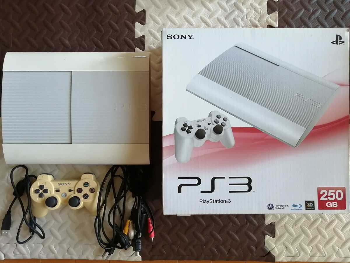 PS3 ワンオーナー 本体美品 PlayStation 3 250GB クラシック・ホワイト (CECH-4000B LW) 初期化・動作確認済み  プレイステーション3 - fabregionbsl.quebec