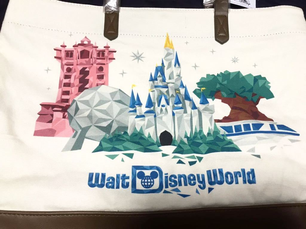 新品 タグ付 再値下げ◆ディズニーワールド スターバックス コラボ トートバッグ◆エコバッグ ＷDW スタバ 日本未入荷 レア_画像2