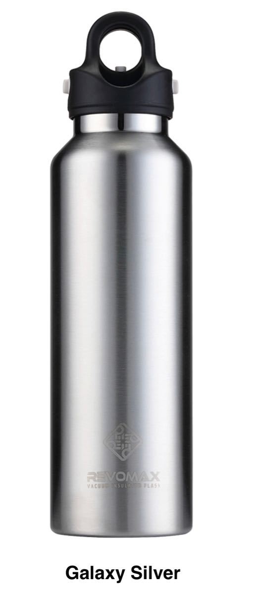 レボマックス REVOMAX2 水筒 592ml ワンタッチ 保冷 保温 ステンレス 真空断熱ボトル 色:ギャラクシーシルバー