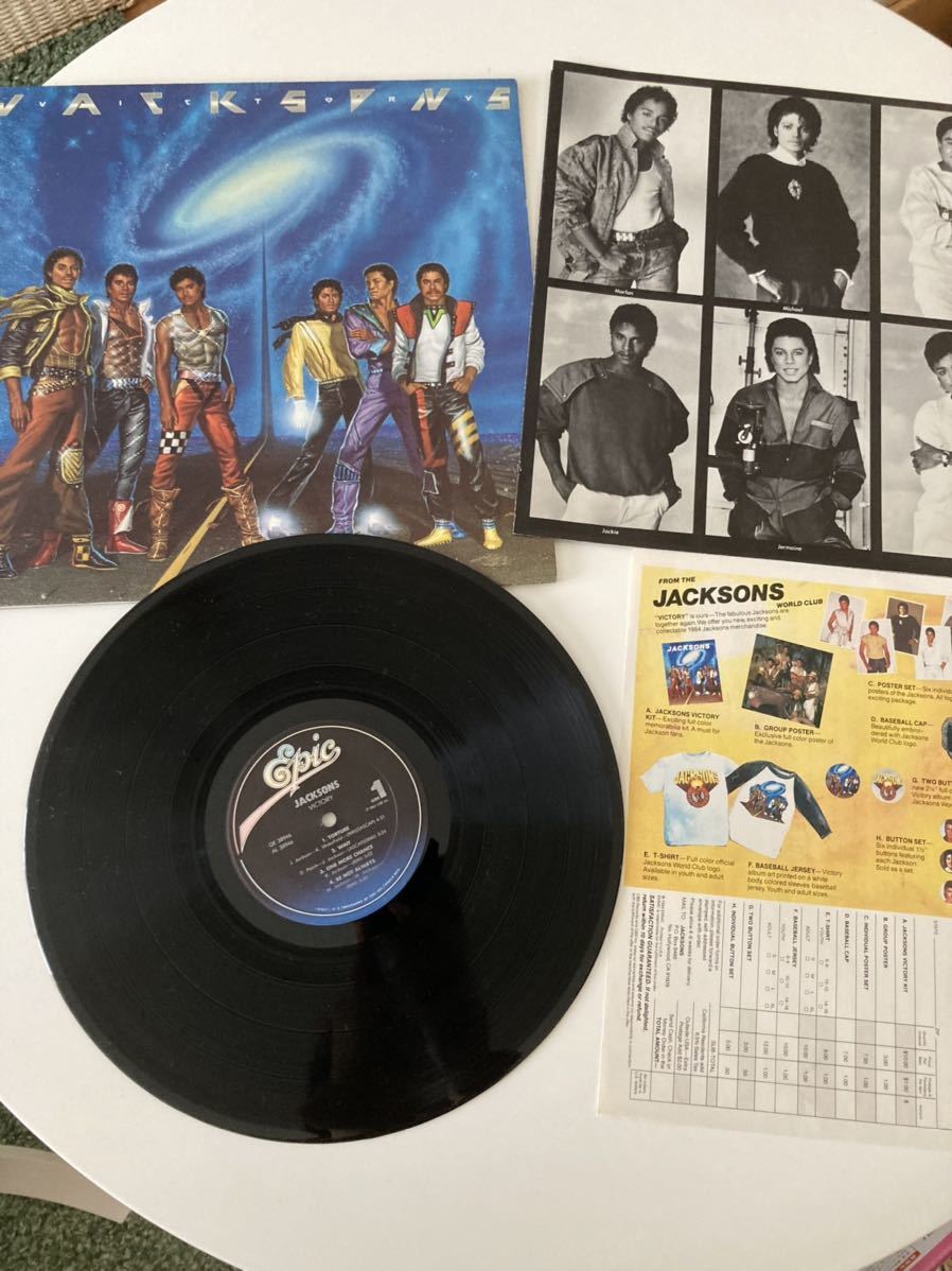 The Jacksons Victory チラシ　 ジャクソンズ ビクトリー　LPレコード Michael Jackson_画像1