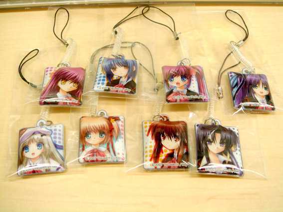 key Little Busters Little busters EXek start si- smartphone strap cleaner all 8 kind Na-Ga flax branch .. on ...kdo. cover - theater version 