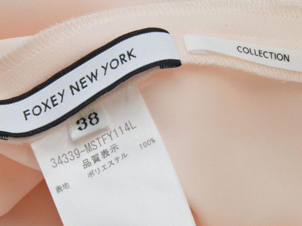 フォクシー FOXEY NEW YORK COLLECTION フリルチュニック シャツ/ブラウス 38サイズ ピンク レディース j_p F-L6905_画像6