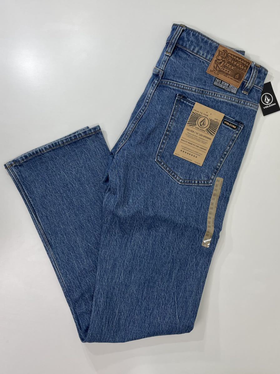 VOLCOM ボルコム A1931503MMI メンズ30インチ ジーパン デニムパンツ Denim インディゴ色 モダンストレート ヴォルコム 新品 即決 送料無料