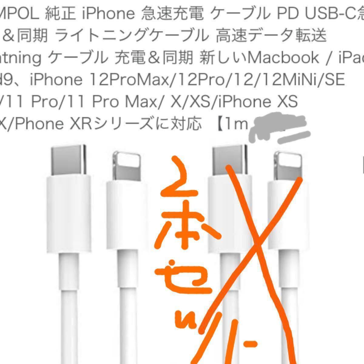 iPhone USB-C 充電ケーブル 急速充電2本