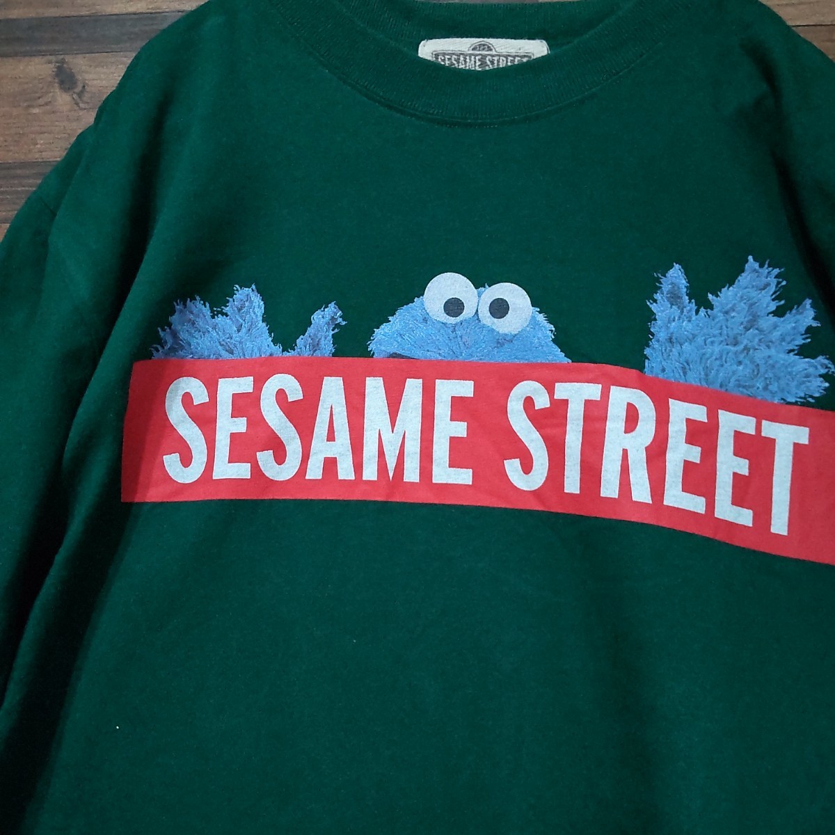 Paypayフリマ セサミストリート クッキーモンスター プリントtシャツ Paypayフリマ セサミストリート クッキーモンスター プリントtシャツ